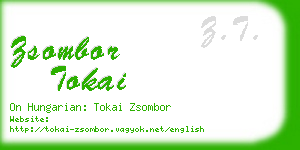 zsombor tokai business card